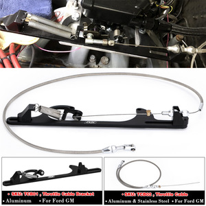 สายเคเบิลควบคุมคันเร่ง Poyracing แบบถักด้วยเหล็กกล้าไร้สนิม 36 เส้น สำหรับเครื่องยนต์ Ls1 สายควบคุมยานยนต์ - Product Image 2