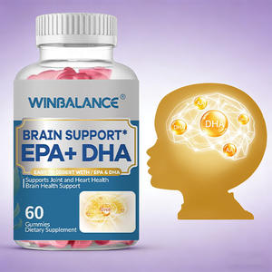 OEM Hoogwaardige Algenolie DHA Gummies Plantaardige Omega 3 Vetzuur Supplement voor Hersenenondersteuning voor Kinderen en Volwassenen - Product Image 2