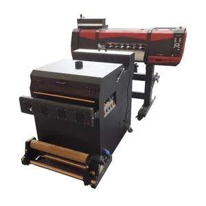 Yilee PET Film DTF T-Shirt Drucker Schüttel pulver Dtf Impresora 60 Cm mit Doppelkopf I3200 24 Zoll A1 Tinten strahl drucker zur Verfügung gestellt