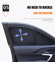 Pare-soleil sur mesure pour fenêtres avant et arrière, pare-soleil latéral pour Tesla Model 3/Y/S/X, accessoires de camping