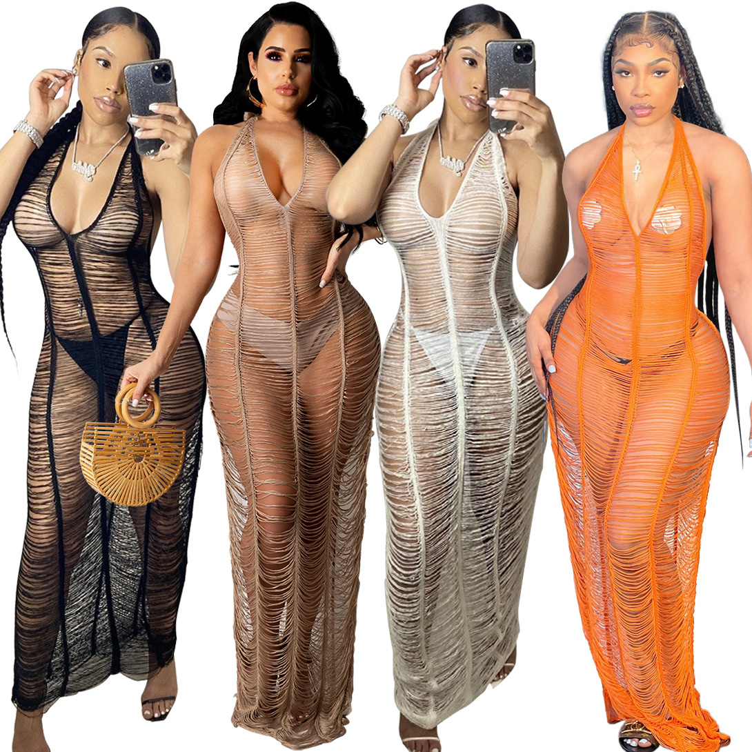 2021 Amazon Top Seller V Neck Mesh Dress Sexy maxi long dress Transparent Strappy Halter Halter Backless Sexy Dresses| Alibaba.com 2021 Amazon Top Seller V Neck Mesh Dress Sexy maxi long dress Transparent Strappy Halter Halter Backless Sexy Dresses| Alibaba.com