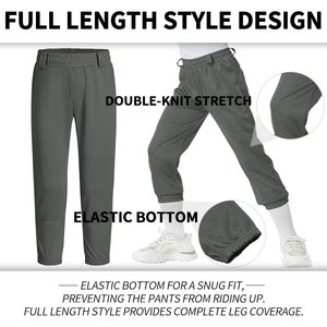 Pantalones de Béisbol para Niños, Pantalones Deportivos de Secado Rápido, de Poliéster Suave, Tallas 2T, 3T, 4T, 5T - Product Image 2