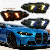 Nuevos Faros Delanteros LED JY de Alta Gama de 12V 6000K Amarillo Blanco Ámbar, Estilo Ojo de Serpiente, para Serie 4 G22/G26 M3 G80 M4 G82 (2021-2025)