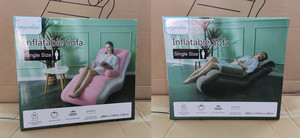<span class=keywords><strong>Sofa</strong></span> Tiup <span class=keywords><strong>Intex</strong></span> Furniture Warna Klasik untuk Luar Ruangan, Lipat dan Portabel, Bahan PVC - Product Image 2