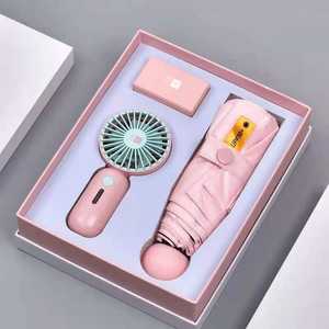 Fine Ocean – stylo parapluie 3 en 1 imprimé personnalisé 2022, carnet cadeau promotionnel, accessoire de bureau, ensemble cadeau d'entreprise - Product Image 4