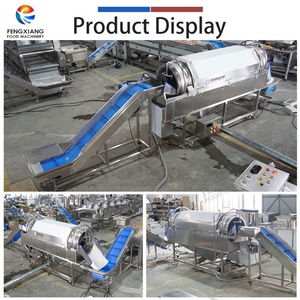 เครื่องล้างผักหัวกลมแบบโรตารี่สำหรับขิง จิคามา เผือก มันฝรั่ง เพื่อขจัดดินและโคลน - Product Image 2