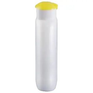 Wholesale 120ML HDPE Travel Sub Bottle White Emulsion Plastic For Personal Care Manufacturer's Screen Printing Crown Cap