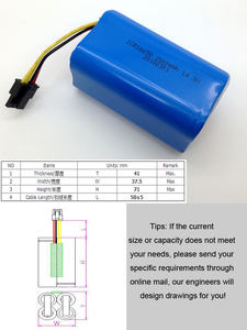 カスタムリチウムイオン電池パック7.4v 18650バッテリー2200mah 2500mah 2600mah 3200mah 4000mahリチウム電池 - Product Image 5