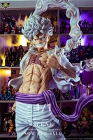 Figurine d'action en résine personnalisée Nika Luffy Gear 5, statue en résine grandeur nature 240 cm, statue en résine Luffy pour la décoration de la maison et la collection