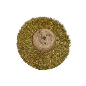 SUNTOOLS/STIPL Brosse en laiton acrylique à poils irréguliers de 4 pouces, outil de polissage de bijoux, accessoire rotatif pour la fabrication de bijoux - Product Image 1