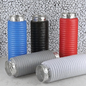 2025 nuevo producto silenciador manguera <span class=keywords><strong>tubo</strong></span> de papel de <span class=keywords><strong>aluminio</strong></span> y algodón absorbente de sonido para manguera de calefacción de transmisión de ventilación - Product Image 2