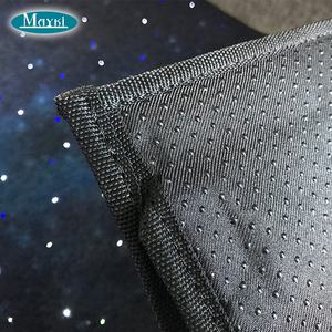 <span class=keywords><strong>Mayki</strong></span> 28in x 18in fibre optique tapis de voiture tapis tapis avec noir auto tapis fibre optique 80 étoiles points tapis de voiture universel - Product Image 2