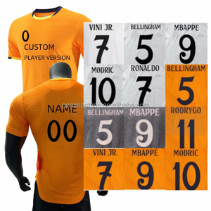 Top madrids bóng đá chuyên nghiệp đào tạo Bộ cho người lớn 2425 Paris mùa đông đào tạo mặc dài tay áo nửa dây kéo Tên Logo - Product Image 6