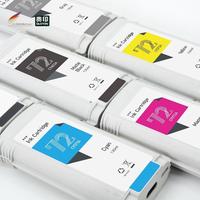 Cartucho de Tinta Compatible de 130 ml con Chip para Plotter HP 72 DesignJet T1100 T1200 T1300 T2300 T610 T790 T1708 PK C M Y G MK