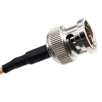 75 Ohm BNC laki-laki ke laki-laki SDI RG179 RF kabel Jumper koaksial untuk perangkat elektronik untuk kamera VCR Monitor CCTV Radio CB laut