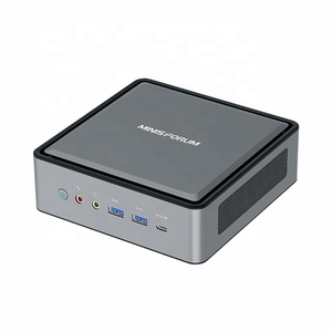 Mini PC Minisforum HM50 <span class=keywords><strong>AMD</strong></span> Ryzen <span class=keywords><strong>5</strong></span> <span class=keywords><strong>4500U</strong></span> 16G+256G/512G 64 bits Wins10 Ordinateur de bureau industriel pour le travail de bureau Jeux Ubuntu OS - Product Image 2