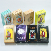 Jeu de cartes de tarot personnalisé en différentes langues, fabrication OEM, cartes de tarot originales imprimées, divination, purifie l'esprit, cartes d'oracle
