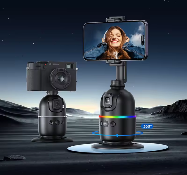 2024 New Arrival P03 AI Auto Face Tracking Smart Follow Gimbal Stabilizer for Camera and Mobile Phone