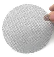 Saringan Filter Ekstruder Sirkular Baja Tahan Karat 40 Mesh 60 Mesh untuk Ekstruder Kantong Plastik