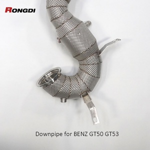 Exhaust Downpipe for Mercedes-Benz AMG GT43 GT50 GT53 E53 GLE53 CLS53 GLS53 S450 S500 M256 3.0T Exhaust Downpipe - Product Image 5