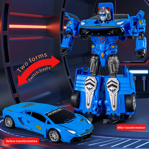 Juguetes <span class=keywords><strong>de</strong></span> Robots Deformables para Niños, <span class=keywords><strong>Autobots</strong></span> Transformables Manualmente, Coche <span class=keywords><strong>de</strong></span> <span class=keywords><strong>Juguete</strong></span> con Movimiento Inercial, Modelo <span class=keywords><strong>de</strong></span> Coche Deportivo para Niños - Product Image 2