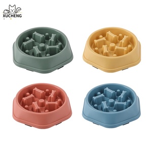 Custom <strong>Luxury</strong> Small <strong>Dog</strong> <strong>Bowl</strong> Slow Eating/Feeding Sublimation Training <strong>Bowl</strong> for <strong>Pets</strong> Automatic PP Plastic Material <strong>Bowl</strong> - Product Image 1