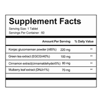 Comprimés Coupe-Faim Naturels pour la Perte de Poids, Contrôle des Désirs de Manger, Stimule le Métabolisme, Contrôle de la Faim, Poudre de Konjac Glucomannane pour Adultes
