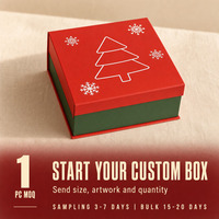 Boîte cadeau rigide rouge et verte pour Noël, impression personnalisée pour cosmétiques, parfums, chocolats, coffret cadeau, fermeture magnétique, vente en gros, usine