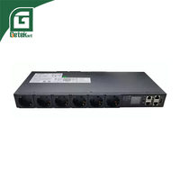 Unité de distribution d'alimentation (PDU) intelligente GETEKnet pour centre de données, avec prise technologique C19, moniteurable, conforme à la norme IEC C13, pour armoire de rack