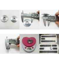 Disque de couteau métallique 9 mm 6 mm pour pièces de machine à texturage Barmag