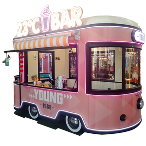 Remorques électriques de restauration rapide de qualité supérieure, entièrement équipées, camions de cuisine mobiles, chariots à kebab, couleur personnalisable, publicités - Product Image 1