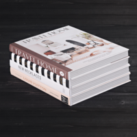 Livre de Décoration Rigide Luxe Léger Noir et Blanc Gris – Faux Livre pour Café, Bibliothèque, Table Basse, Hôtel et Maison