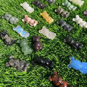 1.5 Inch <b>Cute</b> <b>Bear</b> Small Size <b>Cute</b> Crystal Gemstones Carvings Crystal Healing Stones Craft Crystal <b>Bears</b> - Product Image 4