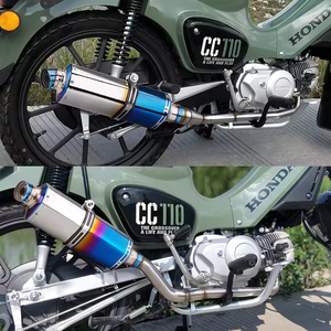Système d'échappement complet pour moto Honda Super Cub C110, C125, C110 2021-2024 - Product Image 6