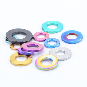 Tornillos de Aleación de Titanio TITST GR5, Arandela Plana Ligera M5/M6/M8/M10/M12, Junta Plana para Piezas de Motocicleta, Bicicleta de Montaña y Carretera - Product Image 2