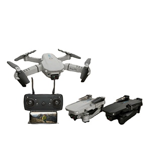E88 Foldable Mini Drone <strong>Remote</strong> <strong>Controller</strong> 4K Dual Camera Brushless Motor 1km Transmission Active Obstacle Avoidance 360 Flips - Product Image 1