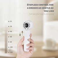 Ventilateur portable numérique pliable à grande vitesse, alimenté par USB, mini-ventilateur portatif pour usage domestique, vente en gros