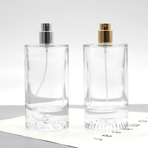 Botellas de Spray Transparentes Blancas de Cristal Hechas en Fábrica, Botellas de Perfume Vacías de Vidrio con Clip para Cosméticos - Product Image 1