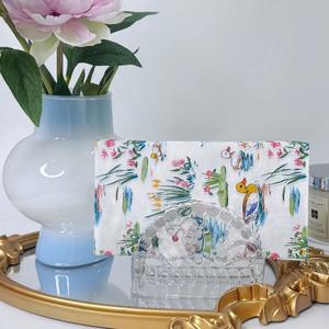 <span class=keywords><strong>Serviette</strong></span> imprimée en papier décorative à 3 plis 40*33cm de couleur canard <span class=keywords><strong>pour</strong></span> restaurant, café, jardin d'enfants, serviettes de table, style sac - Product Image 5