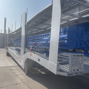 Semi-<span class=keywords><strong>remorque</strong></span> de transport de voiture à 2 essieux et à 3 essieux Afrique <span class=keywords><strong>Achat</strong></span> de porte-voitures à plat de 40 pieds tandem de 40 pieds et tailles de <span class=keywords><strong>remorque</strong></span> - Product Image 5