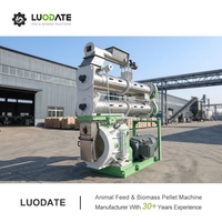 LUODATE Nueva Máquina Eléctrica de Procesamiento de Alimentos para Aves de Corral de 8-20T/H, Alta Productividad, para Granjas
