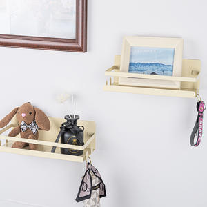 Keuken Muur Gemonteerde En Magneet Koelkast Side Organizer Opslag Plank Magnetisch Kruidenrek Met Haken - Product Image 3