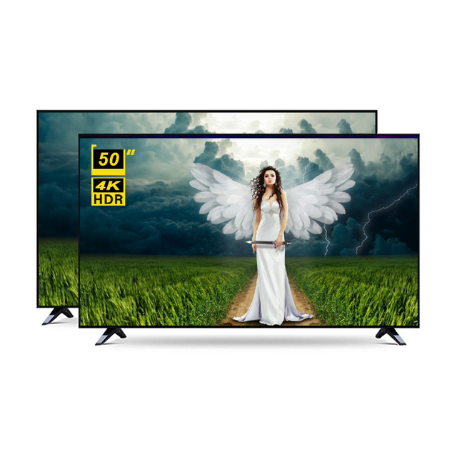 China Factory Cheap Price Flat Screen Tv 50 Inch 4K 2K UHD LED Television Smart TV