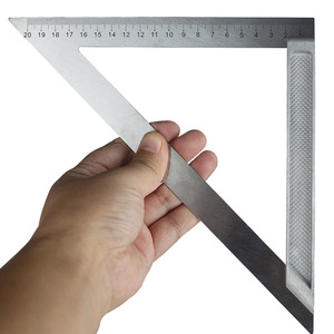 Yunbei Yb Aluminum Alloy 200mm 90 Degree Triangle Ruler For Decoration <b>Measuring</b> <b>Tool</b> - Product Image 1
