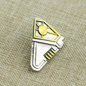 Broche épinglette en alliage <span class=keywords><strong>Star</strong></span>-Lord (Peter Quill) pour homme, inspirée des personnages <span class=keywords><strong>de</strong></span> films célèbres, idéale comme accessoire cadeau pour mariage et fiançailles - Product Image 2