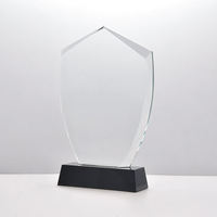 Plaque de récompense en cristal K9 transparent, écologique, à logo personnalisé, forme irrégulière, vente directe, cadeau d'affaires à prix réduit