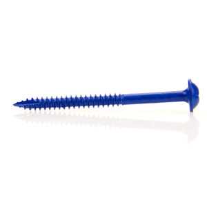 Tornillo de bolsillo Cabeza de arandela de ranura cuadrada Cabeza cilíndrica Carretera Óxido Tornillo azul zafiro - Product Image 3