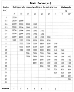 رافعة شاحنة متنقلة بأربعة أذرع معتمدة من CE بقدرة 25 طن - Product Image 3