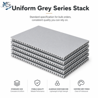 Panneaux sandwich en aluminium alvéolé pour solutions de projets professionnels, matériaux de décoration pour bâtiments commerciaux et centres commerciaux