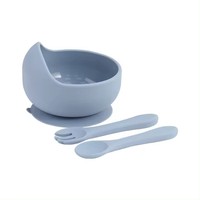 Kit d'alimentation pour bébé en silicone non toxique personnalisé et écologique vaisselle pour enfants